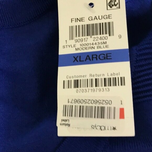 Charter Club Woman’s Modern Blue Cardigan Sweater - Picture 7 of 10